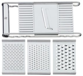 Grattugia in acciaio inox con 4 superfici intercambiabili Cromargan® Gourmet - WMF