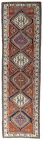 Sarab Tappeto 350 x 100 Rosso (Iran) Annodato A Mano