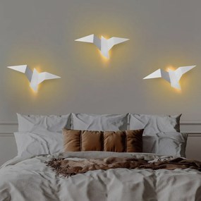 Lampada da parete a LED bianca Pacali - Opviq lights