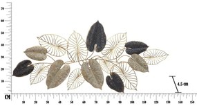 Decorazione da appendere in metallo con motivo a foglie Mauro Ferretti -A-, 131 x 61 cm Century - Mauro Ferretti