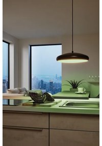 Eglo 33328 - LED RGBW Lampadario dimmerabile a sospensione con filo RIODEVA-C LED/27W/230V nero