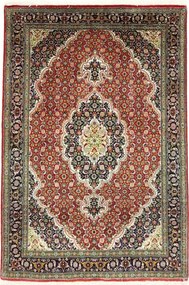 Tabriz Tappeto 100x150 Rosso (Iran) Annodato A Mano