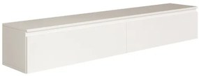 Mobile TV Sospeso 175 cm 2 Ante A Ribalta Bianco Opaco Lume