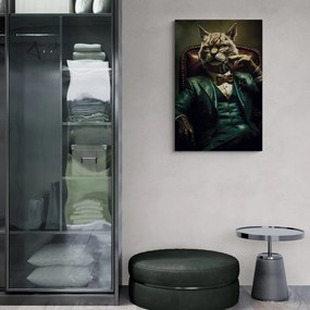 Stampa su tela – Gangster animale gatto