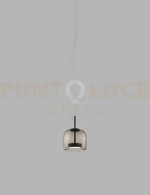 Jube sospensione led 13w 2000lm 3000k dimmerabile s fume' traspare...