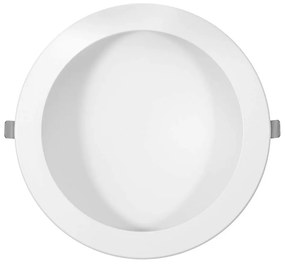 Faro LED da incasso Rotondo Luce INDIRETTA 24W Foro Ø200mm Colore Bianco Caldo 3.000K