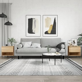 Tavolini Salotto 2pz Rovere Sonoma 50x46x50cm Legno Multistrato /