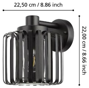 Eglo 900672 - Applique da esterno SELINUS 1xE27/40W/230V IP65