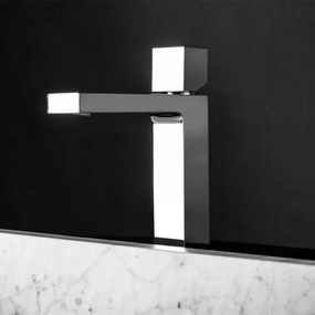 Miscelatore lavabo senza leva cromato lucido Torre