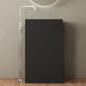 Lavabo Freestanding Con Scarico a Parete 50x35 Cm Lullaby "Bajo" Nero Opaco