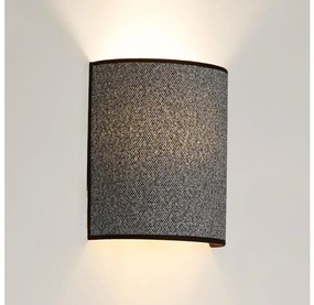 Brilagi - Applique SEMI 1xE27/15W/230V diametro 20 cm grigio