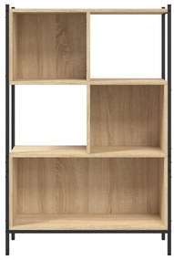 Libreria Rovere Sonoma 72x28x109 cm in Legno Multistrato