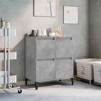 Credenza Grigio Cemento 60x35x70 cm in Legno Multistrato 821168