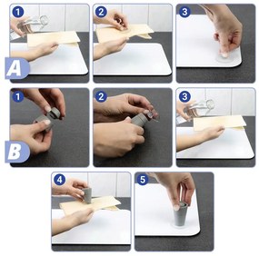 Set di 2 copri stufe in vetro, 52 x 30 cm Peperoni - Wenko