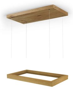 Cappa ad isola Thea KIT cornice in legno FABER beige