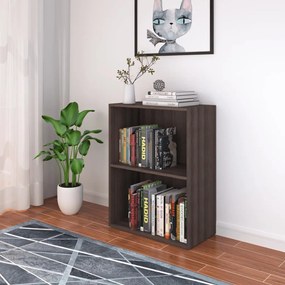Libreria İn Legno Multistrato 60x31x78cm Grigia Rovere Sonoma /