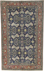 Ghom Tappeto 330x200 Blu (Iran) Annodato A Mano