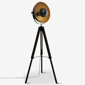 Atmosphera - Lampada con piedistallo LAHTI 1xE27/25W/230V paulownia