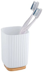 Tazza bianca per spazzolini da denti Rotello - Wenko
