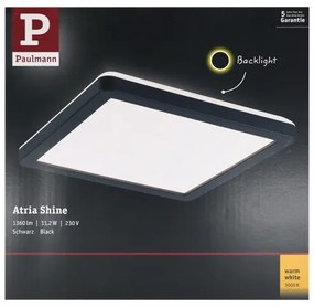 Paulmann 71000 - LED/11,2W Pannello fisso ATRIA 230V 3000K nero