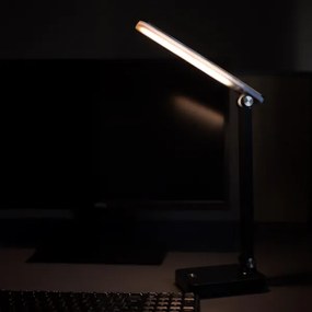 Zuma Line 1949-BK-LED Ricaricabile lampada da tavolo LED/8W/1200mAh 3000/4500/6000K nero