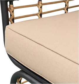 Poltrona da giardino in metallo beige Paros - Garden Pleasure