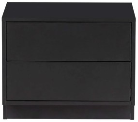 Tavolo TV modulare nero in legno di pino 50x40 cm Finca - WOOOD