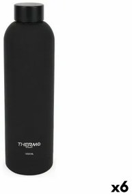 Bottiglia Térmica ThermoSport Soft Touch Nero 1 L (6 Unità)