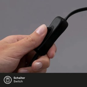 Briloner 7737-014 - Lampada da tavolo SILVER CRAFTED 1xE14/25W/230V