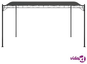 vidaXL Tettoia Antracite 4x3 m 180 g/m² Tessuto e Acciaio