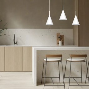 Lampadario a cavo CAPITAL 1xGX53/15W/230V, Ø 17 cm, bianco