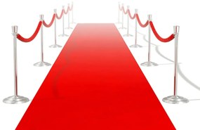 Tappeto Rosso 1 X 10 M Extra Spesso 400 G/m2 /