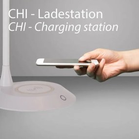 JUST LIGHT. 14414-16 - Lampada da tavolo dimmerabile a LED ricaricabile PUCKI LED/4,5W/230V bianco