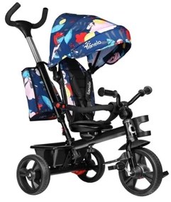 Lionelo - Triciclo per bambini HAARI nero/colorato