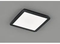 Plafoniera Quadrata Camillus Led Dimmerabile Nero IP44 30x30 cm Trio Lighting