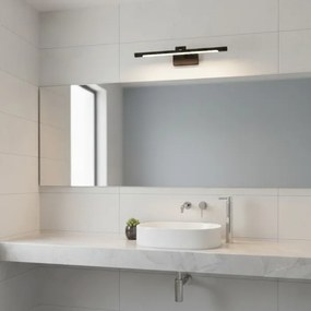 Illuminazione LED per specchio da bagno MIRROR LED/6W/230V 4000K IP44 40 cm nero