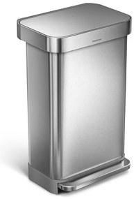 Bidone a pedale in acciaio inox 45 l - simplehuman