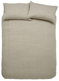 Set copripiumino e federa beige per letto matrimoniale e per letto esteso 230x220 cm Tamba Stripe – Pineapple Elephant