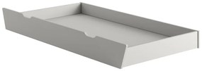 Cassetto grigio sotto il letto per bambini 90x200 cm Swing - Pinio