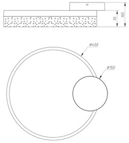 Globo 68225-24 - Plafoniera LED SMITTY LED/24W/230V
