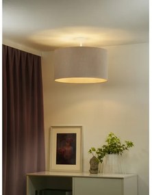 Duolla - Lampadario a plafone ROLLER ECO RECYCLING 1xE27/15W/230V diametro 45 cm color crema