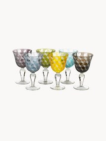 Set di 6 bicchieri da vino Blocks