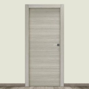 Porta scorrevole Flint rovere grigio L 70 x H 200 cm reversibile