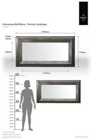 Specchio da parete 77x149 cm Elementary - Premier Housewares