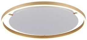 Plafoniera ottone 60 cm incl. LED dimmerabile a 3 livelli - Zlatan