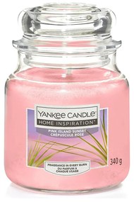 Pink Island Sunset, candela in giara piccola Yankee Candle