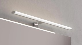Applique LED bagno moderno 10062-CR grigio IP44, luce bianco naturale 600 lumen,