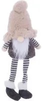 Gnomo Natale gambemolli 30 cm righe