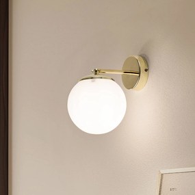 Argon Applique Sala con vetro sferico, 1 luce