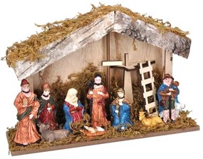 Solight 1V276 - Decorazione natalizia LED LED/2xAA/bianco caldo presepe